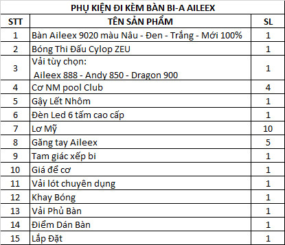 Aileex 9020